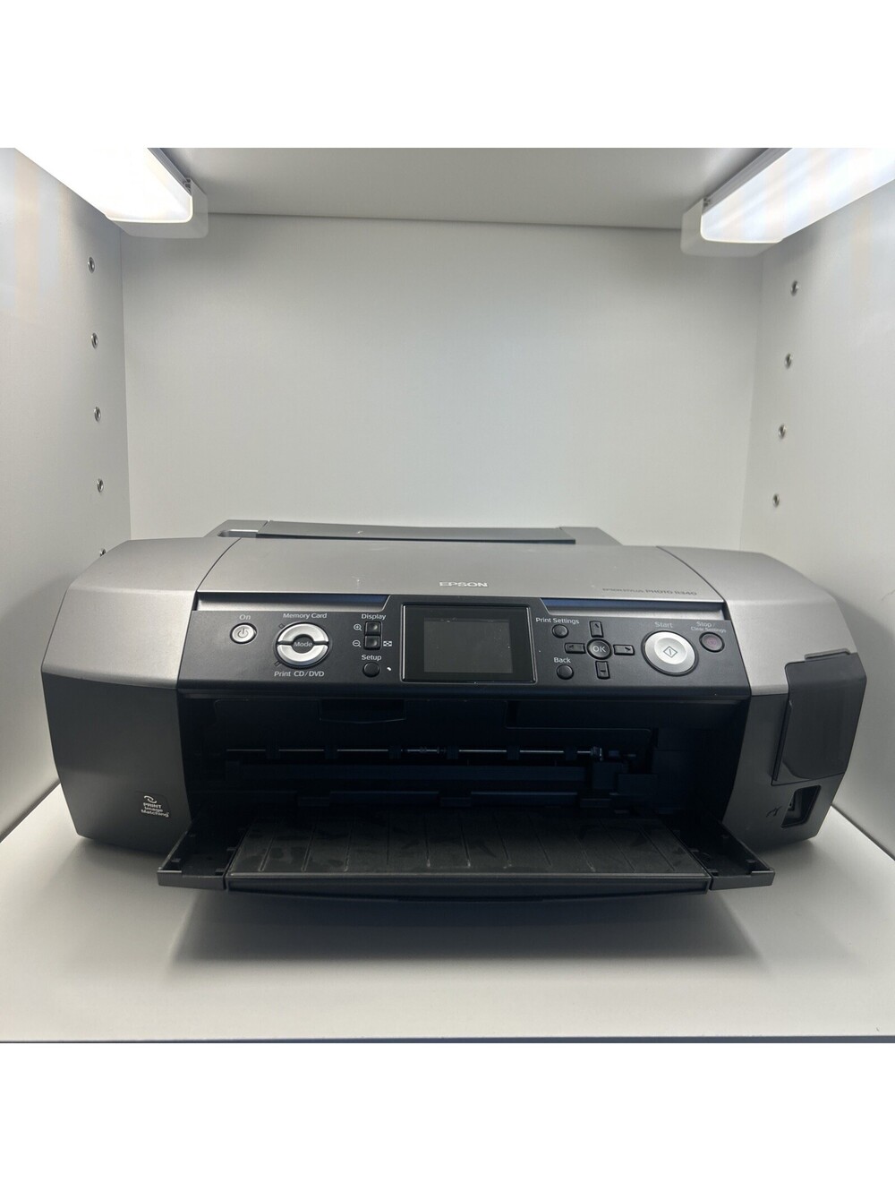 Epson Stylus Photo R340 Ink Jet Printer Model B361A With Power Cable